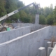 Construction of the fish ladder